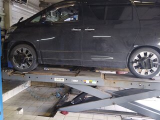 2010 Toyota Vellfire I, чёрный, 2400000 рублей, вид 4