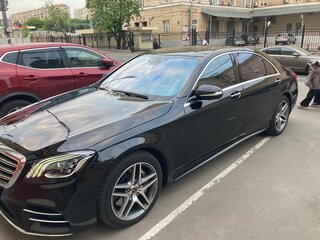 2019 Mercedes-Benz S-Класс 350 d Long VI (W222, C217) Рестайлинг, чёрный, 5150000 рублей, вид 3