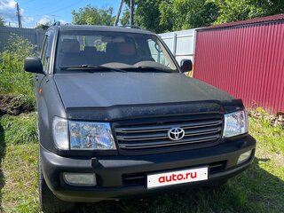 2002 Toyota Land Cruiser 100 Series Рестайлинг 1, чёрный, 1900000 рублей, вид 3