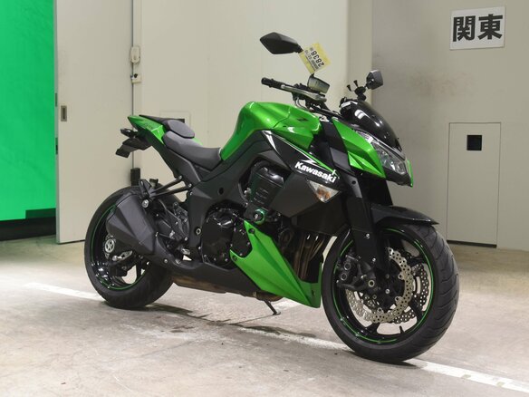 2013 Kawasaki Z 1000, зелёный - вид 1