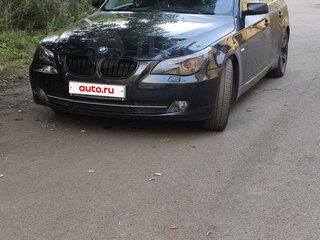 2008 BMW 5 серии 520i V (E60/E61) Рестайлинг, чёрный, 1100000 рублей, вид 1