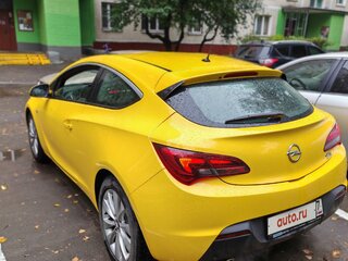 2013 Opel Astra GTC J Рестайлинг, жёлтый, 1550000 рублей, вид 4