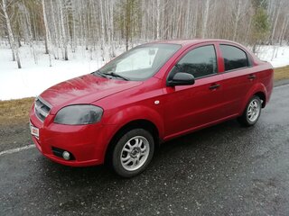2008 Chevrolet Aveo I Рестайлинг, красный, 430000 рублей, вид 1