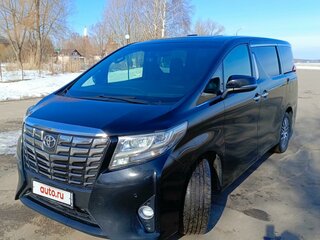 2016 Toyota Alphard III, чёрный, 4300000 рублей, вид 1