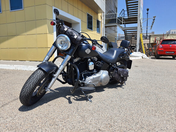 2011 Harley-Davidson Softail Slim, чёрный - вид 1