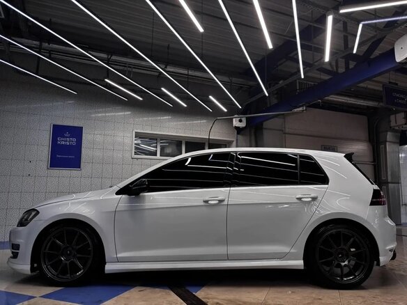 2014 Volkswagen Golf VII, белый - вид 2