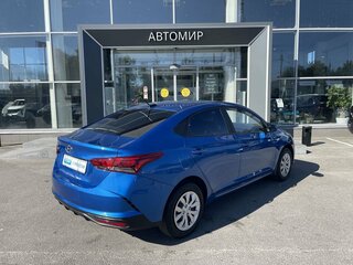 2021 Hyundai Solaris II Рестайлинг, синий, 1425000 рублей, вид 5
