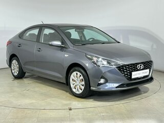 2021 Hyundai Solaris II Рестайлинг, серый, 1395000 рублей, вид 4
