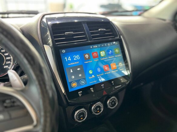 2014 Mitsubishi ASX I Рестайлинг, синий - вид 10