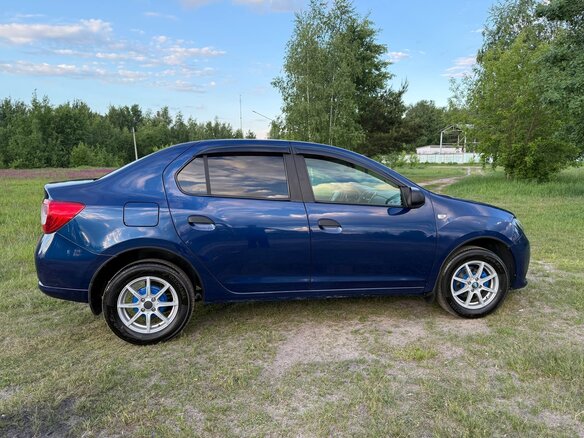 2014 Renault Logan II, синий - вид 6