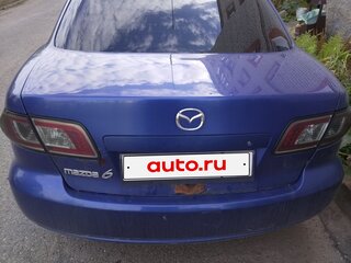 2006 Mazda 6 I (GG) Рестайлинг, синий, 355000 рублей, вид 2