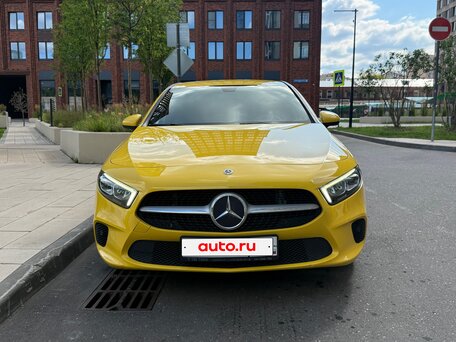 2019 Mercedes-Benz A-Класс 200 IV (W177), жёлтый, 2030000 рублей, вид 2