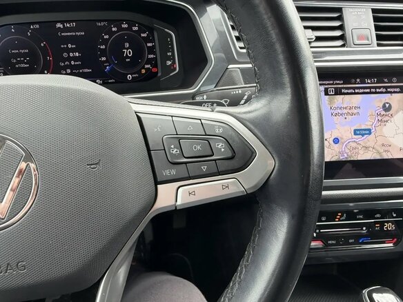 2022 Volkswagen Tiguan Allspace II Рестайлинг, белый - вид 22