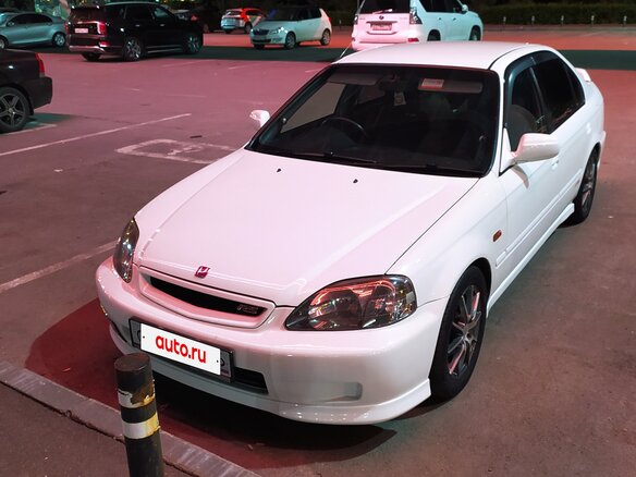 1999 Honda Civic Ferio II, белый, 500000 рублей - вид 5