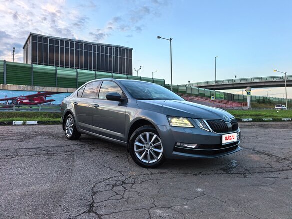 2019 Skoda Octavia III (A7) Рестайлинг, серый - вид 4