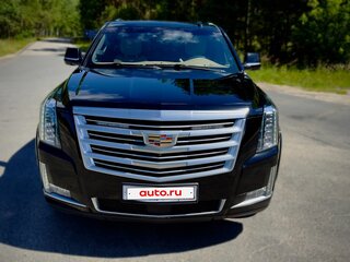 2017 Cadillac Escalade IV, чёрный, 3750000 рублей, вид 4