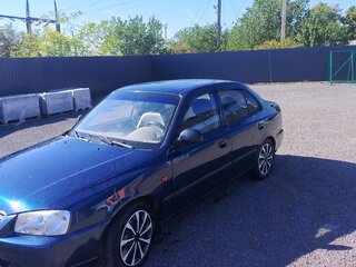 2006 Hyundai Accent ТагАЗ II, синий, 450000 рублей, вид 1