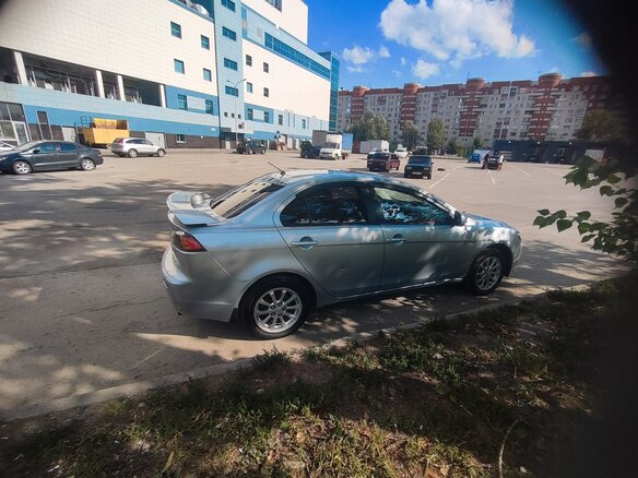 2012 Mitsubishi Lancer X Рестайлинг, серый, 820000 рублей