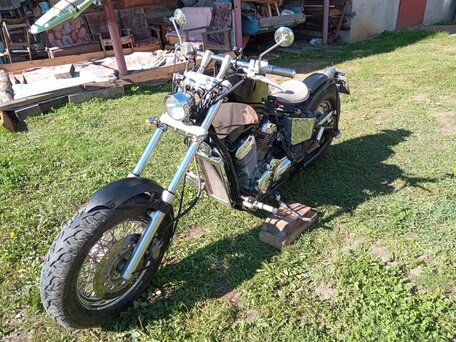 1993 Honda Steed 400, чёрный, 320000 рублей, вид 1