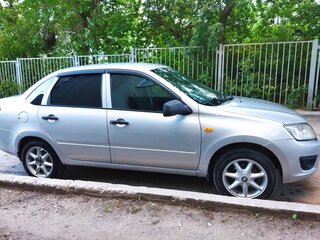 2015 Lada (ВАЗ) Granta I, серебристый, 450000 рублей, вид 4