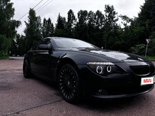 2008 BMW 6 серии 630i II (E63/E64) Рестайлинг, чёрный, 1400000 рублей, вид 3