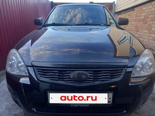 2008 Lada (ВАЗ) Priora I, зелёный, 350000 рублей, вид 1