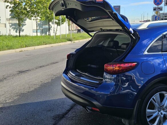 2014 Infiniti QX70, синий - вид 7