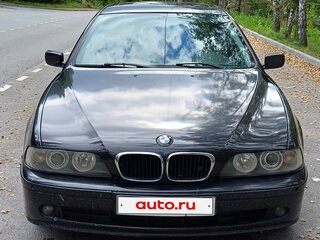 2001 BMW 5 серии 520i IV (E39) Рестайлинг, чёрный, 600000 рублей, вид 1