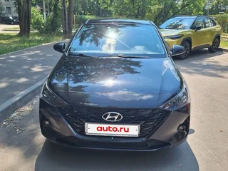2021 Hyundai Solaris II Рестайлинг, чёрный, 1750000 рублей, вид 1