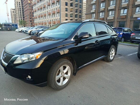 2009 Lexus RX 350 III, чёрный