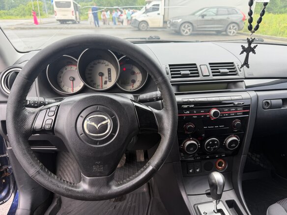 2008 Mazda 3 I (BK) Рестайлинг, синий - вид 13