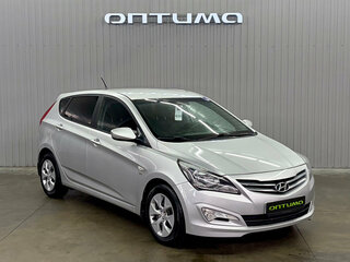 2014 Hyundai Solaris I Рестайлинг, серебристый, 1047000 рублей, вид 3