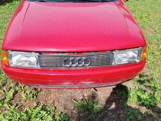 1989 Audi 80 IV (B3), красный, 110000 рублей, вид 1