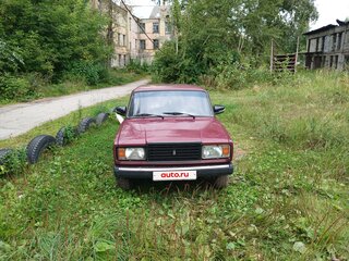 1999 Lada (ВАЗ) 2107, пурпурный, 150000 рублей, вид 2
