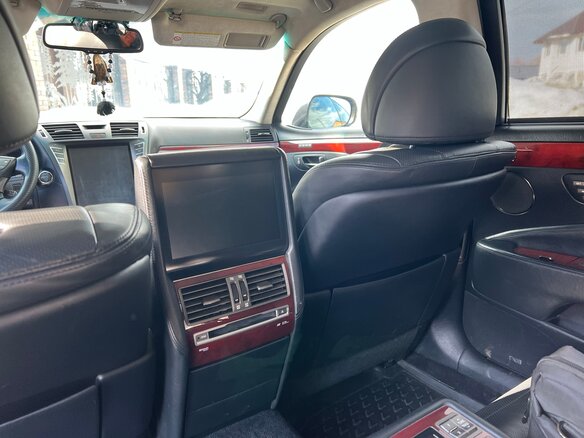 2012 Lexus LS 460 IV Рестайлинг, чёрный, 1700000 рублей - вид 19