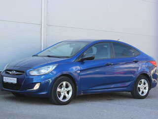 2011 Hyundai Solaris I, синий, 530000 рублей, вид 5