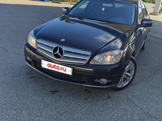 2007 Mercedes-Benz C-Класс 180 Kompressor III (W204), чёрный, 900000 рублей, вид 1
