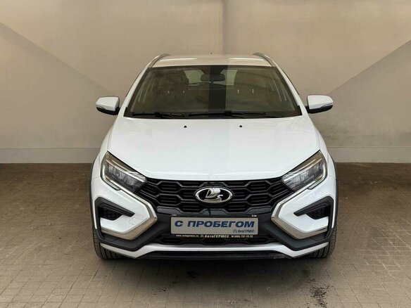 2024 Lada (ВАЗ) Vesta SW Cross I Рестайлинг (NG), белый - вид 1