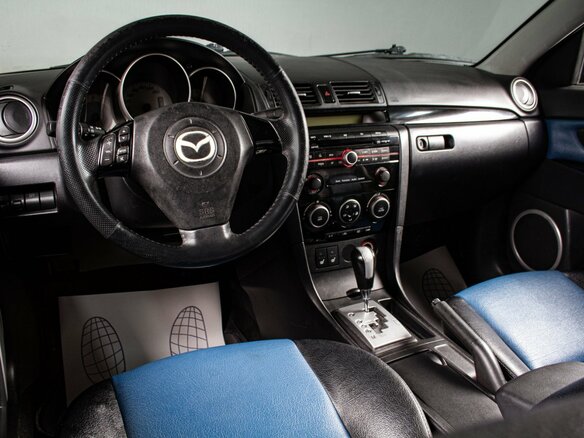 2008 Mazda 3 5-speed I (BK) Рестайлинг, синий, 759000 рублей - вид 10