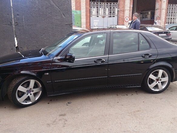 2003 Saab 9-5 I Рестайлинг, чёрный, 850000 рублей - вид 5