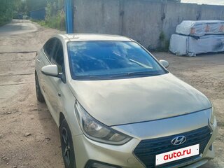 2019 Hyundai Solaris II, бежевый, 640000 рублей, вид 1