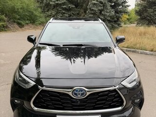 2021 Toyota Highlander IV (XU70), чёрный, 4620000 рублей, вид 3