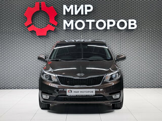 2016 Kia Rio III Рестайлинг, коричневый, 930000 рублей, вид 2