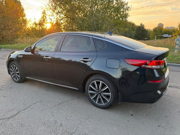 2019 Kia Optima IV Рестайлинг, синий, 1855000 рублей - вид 8