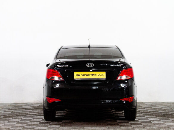 2014 Hyundai Solaris I Рестайлинг, чёрный, 799000 рублей - вид 4