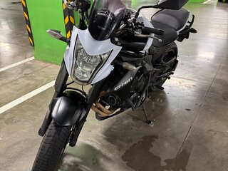 2014 Kawasaki ER-6N, белый, 459000 рублей, вид 1