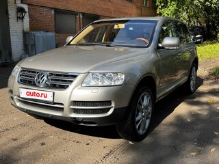 2004 Volkswagen Touareg I, бежевый, 900000 рублей, вид 1