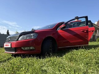 2014 Volkswagen Passat EcoFuel B7, красный, 878000 рублей, вид 3
