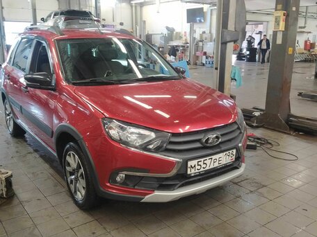 2022 Lada (ВАЗ) Granta Cross I Рестайлинг, красный, 760000 рублей, вид 2