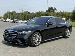 2020 Mercedes-Benz S-Класс 500 4MATIC VII (W223), чёрный, 9780000 рублей, вид 3